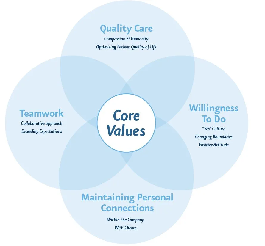 Core values graphic