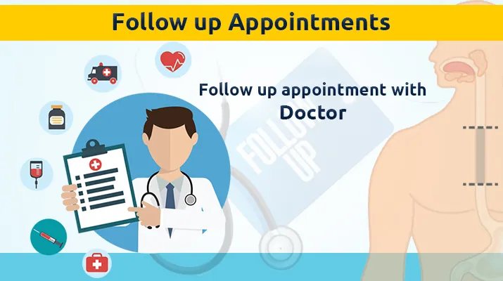Follow up appointments