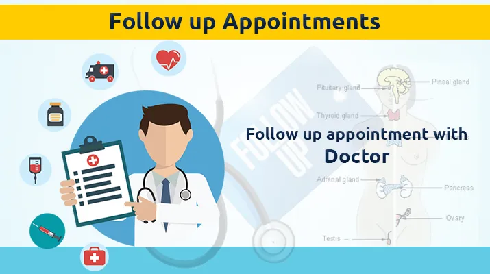 Follow up appointments 6