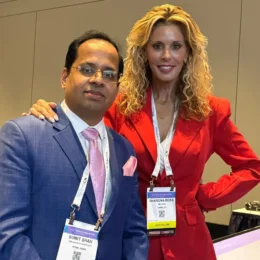 Sumit Shah and Sharona Ross at ACS Clinical Congress 2023
